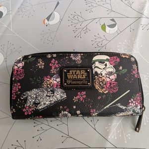 Loungefly Floral Star Wars Wallet